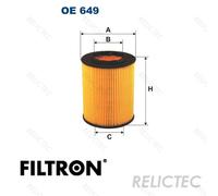 FILTRON OE 649 Oil filter