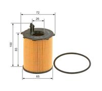 Bosch P3314 - Oil Filter Car