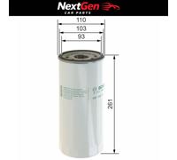 Oil Filter Bosch P0003 for Volvo FM 420 12.8 10x4/6 15-