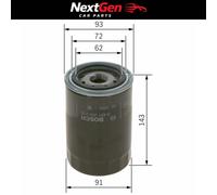 Oil Filter Bosch P3218 for Porsche 911 Carrera|SC Carrera 3.2 83-89