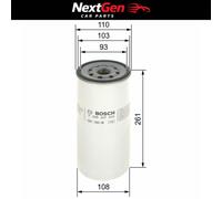 Oil Filter Bosch P7043 for Volvo FM 420 12.8 10x4/6 15-
