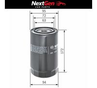 Oil filter Spin-on Filter F 026 407 081 BOSCH for IVECO DAILY III Van