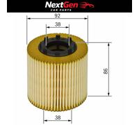 Oil Filter Bosch P9198 for Vauxhall Movano CDTi 2.5 06-10