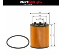 Oil Filter Bosch P9256 for Vauxhall Corsa CDTi 1.3 06-14