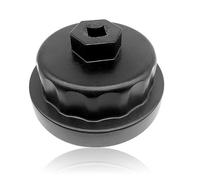 Oil Filter Cap Removal Tool Compatible with Toyota, Lexus, RAV4, Camry, Tundra, Highlander, Sienna-Heavy Duty Cup Oil Filter Cap Removal Socket for 2.5L to 5.7L with Cartridge Style Oil Filter