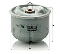 Oil filter Centrifuge ZR 7001 MANN-FILTER for FORD TRANSIT Bus TRANSIT Van