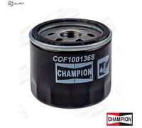 Champion Autoparts Oil Filter COF100136S – Spin-on – for Renault Megane III