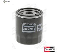 Champion Autoparts Oil Filter COF100138S - Spin-on, for Citroën Fiat Peugeot Subaru Suzuki Toyota VW