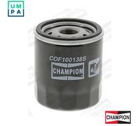 Champion Autoparts Oil Filter COF100138S - Spin-on, for Citroën Fiat Peugeot Subaru Suzuki Toyota VW