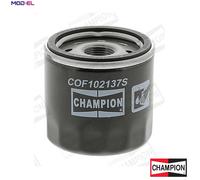 Champion Autoparts Oil Filter COF102137S - Spin-on for Renault, Dacia, Nissan, Proton
