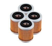 Oil Filter Compatible With 250 2007 TM 450 2007 2010 TM 660 4T 2008 2009 Pack Of 2 4 Or 6 Units Motorcycle Accessories(4 PCS-YELLOW)