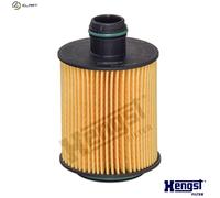 Oil filter Filter Insert E124H02 D202 HENGST FILTER for SAAB OPEL CHEVROLET