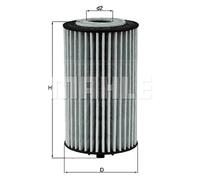 MAHLE OX 978D Oil filter