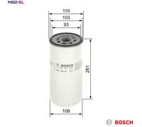 Bosch CV Oil Filter P7043 (HGV) - F026407043