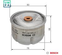Bosch P7099 - Oil Filter Car