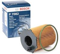 Bosch P7082 Car Oil Filter - Separates Soot and Metal Particles from Engine Oil - Provides Reliable Engine Lubrication