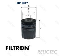 Oil Filter Fiat Alfa Romeo Lancia Maserati Plymouth Zastava Seat Innocenti Z494