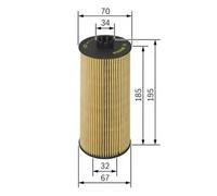 Oil filter Filter Insert 1 457 429 152 BOSCH for AUDI VW SKODA