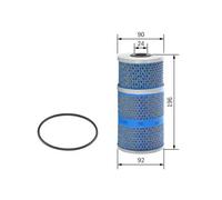 Oil filter Filter Insert 1 457 429 265 BOSCH for MERCEDES-BENZ T2/L Van O 309