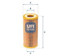 UFI 26.057.00 Fuel filter