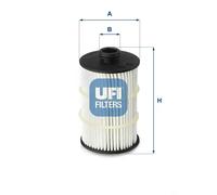 Oil filter Filter Insert 25.090.00 UFI for AUDI BENTLEY