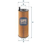 Oil filter Filter Insert 25.105.00 UFI for PORSCHE VW AUDI