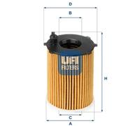 UFI OIL FILTER 25.128.00