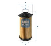 Oil filter Filter Insert 25.149.00 UFI for PORSCHE 718 BOXSTER 718 CAYMAN