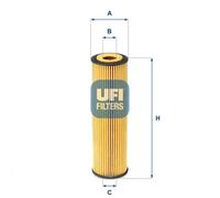 UFi Oil Filter Filter Insert 25.155.00 for Mercedes-Benz C-Class T-Model SLK