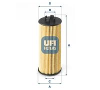 Oil filter Filter Insert 25.185.00 UFI for BMW MINI