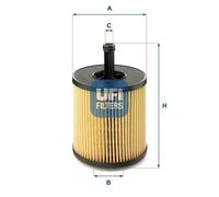 UFI 25.197.00 Oil Filter