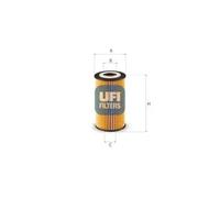 UFI 25.249.00 Oil filter