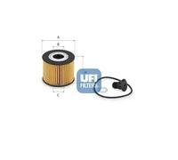 UFI 25.268.00 Oil filter