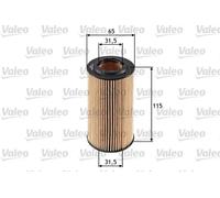 Oil filter Filter Insert 586501 VALEO for MERCEDES-BENZ JEEP