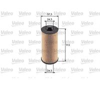 Oil filter Filter Insert 586529 VALEO for RENAULT NISSAN OPEL