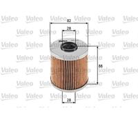 Oil filter Filter Insert 586543 VALEO for BMW BERTONE