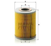 Oil filter Filter Insert H 1038 x MANN-FILTER for ASTON MARTIN CARBODIES LEYLAND