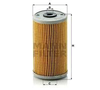 Oil filter Filter Insert H 614 n MANN-FILTER for MERCEDES-BENZ PUCH