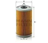 Oil filter Filter Insert H 614 x MANN-FILTER for MERCEDES-BENZ PUCH