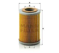Oil filter Filter Insert H 816 x MANN-FILTER for MG MGB Convertible MGB GT