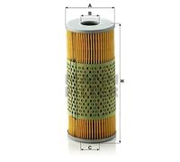 MANN-FILTER H 829 Oil filter