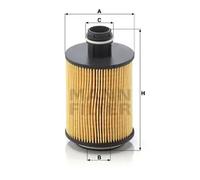 Oil filter Filter Insert HU 7004/1 x MANN-FILTER for SAAB OPEL CHEVROLET