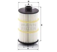 Oil filter Filter Insert HU 7024 z MANN-FILTER for AUDI BENTLEY