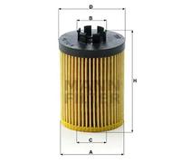 Oil filter Filter Insert HU 712/8 x MANN-FILTER for OPEL SUZUKI