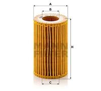 Oil filter Filter Insert HU 715/6 x MANN-FILTER for MERCEDES-BENZ SLK
