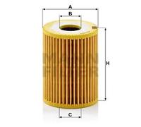 Oil filter Filter Insert HU 719/3 x MANN-FILTER for CHEVROLET OPEL