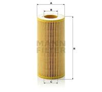 Oil filter Filter Insert HU 721/2 x MANN-FILTER for MERCEDES-BENZ E-CLASS