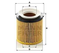 Mann Oil Filter For BMW X1 2011-2015 73x78mm High Quality NEW GENIUNE GERMAN