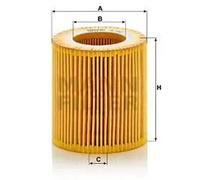 Oil filter Filter Insert HU 816 x MANN-FILTER for BMW ALPINA
