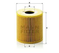 Oil filter Filter Insert HU 819 x MANN-FILTER for VOLVO S40 I V40 Estate S70